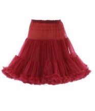 582 nylon chiffon petticoat met ruche