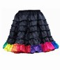 A20MZ zwarte petticoat met ruche