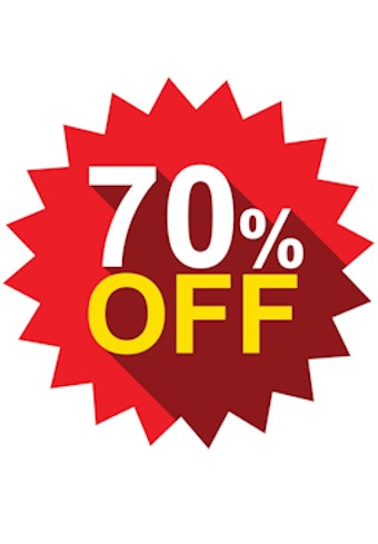 70% korting