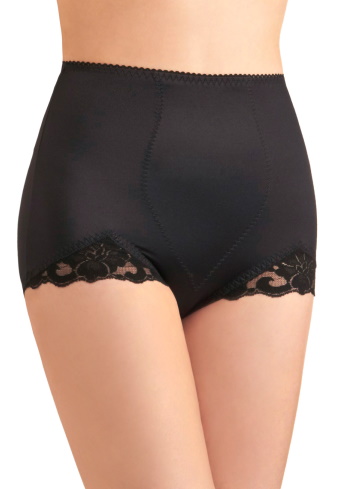 Rago Shapewear 919-BLK panty slip met kant